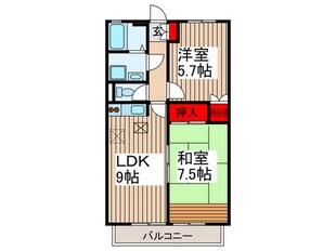 サニ－エクセル　Ａ棟の物件間取画像